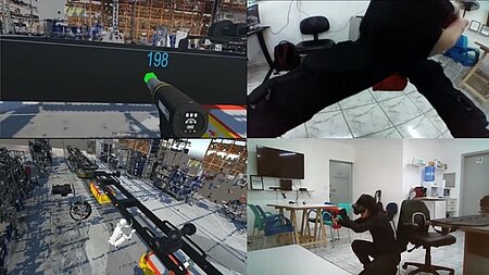 Immersive virtual training of workers inside the factory’s digital twin